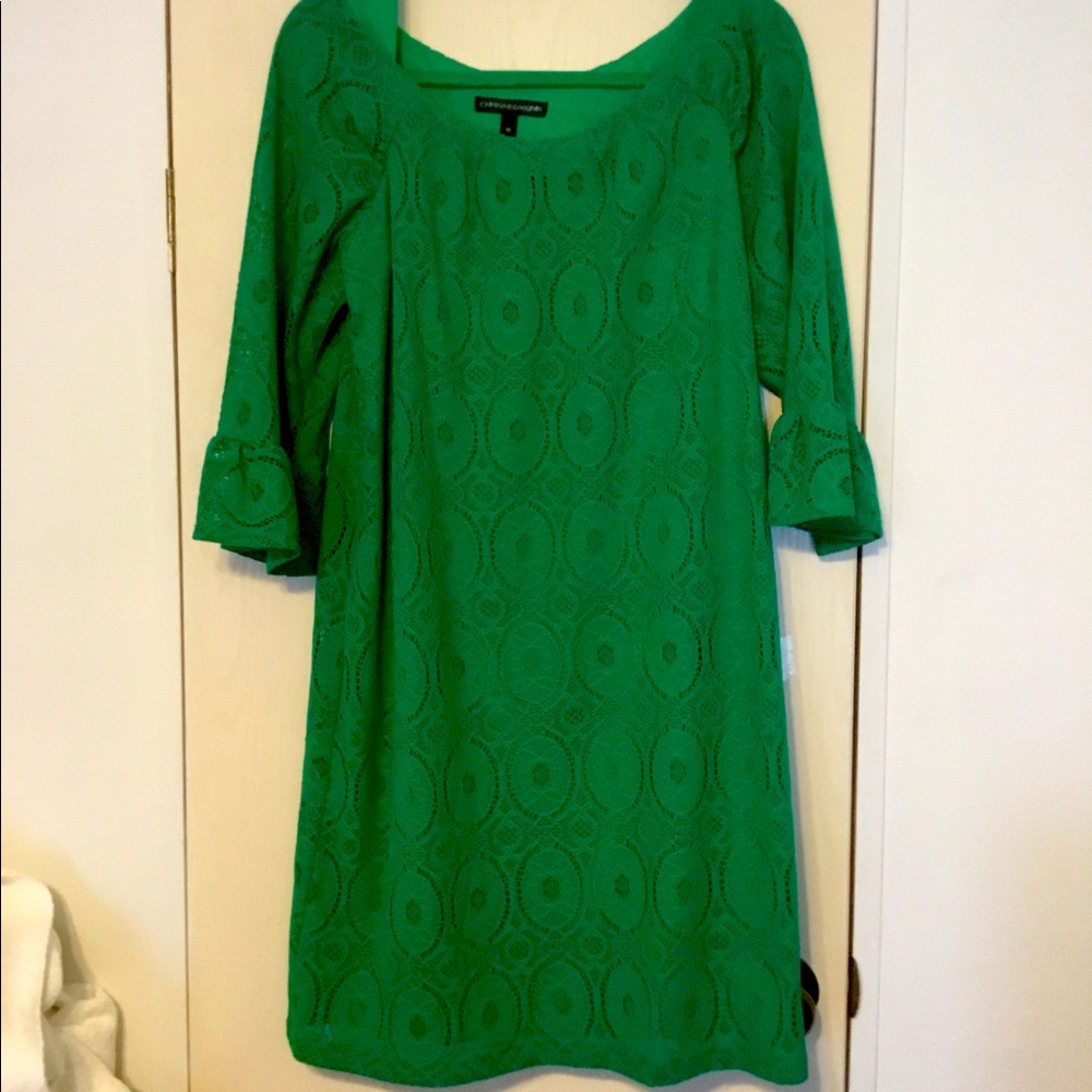 ChrisMcLaughlin Green Summer Dress